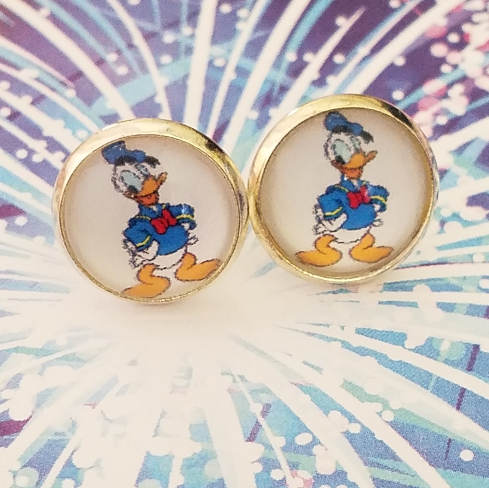 Donald Duck earrings - Picture 1 of 2